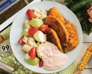 Партия еды куриные нагетсы